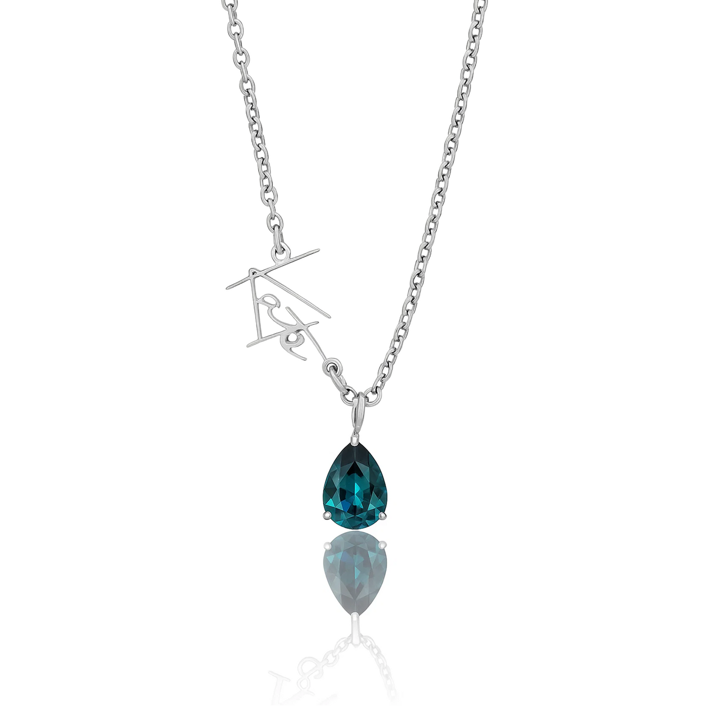 Signature Name and Birthstone Necklace