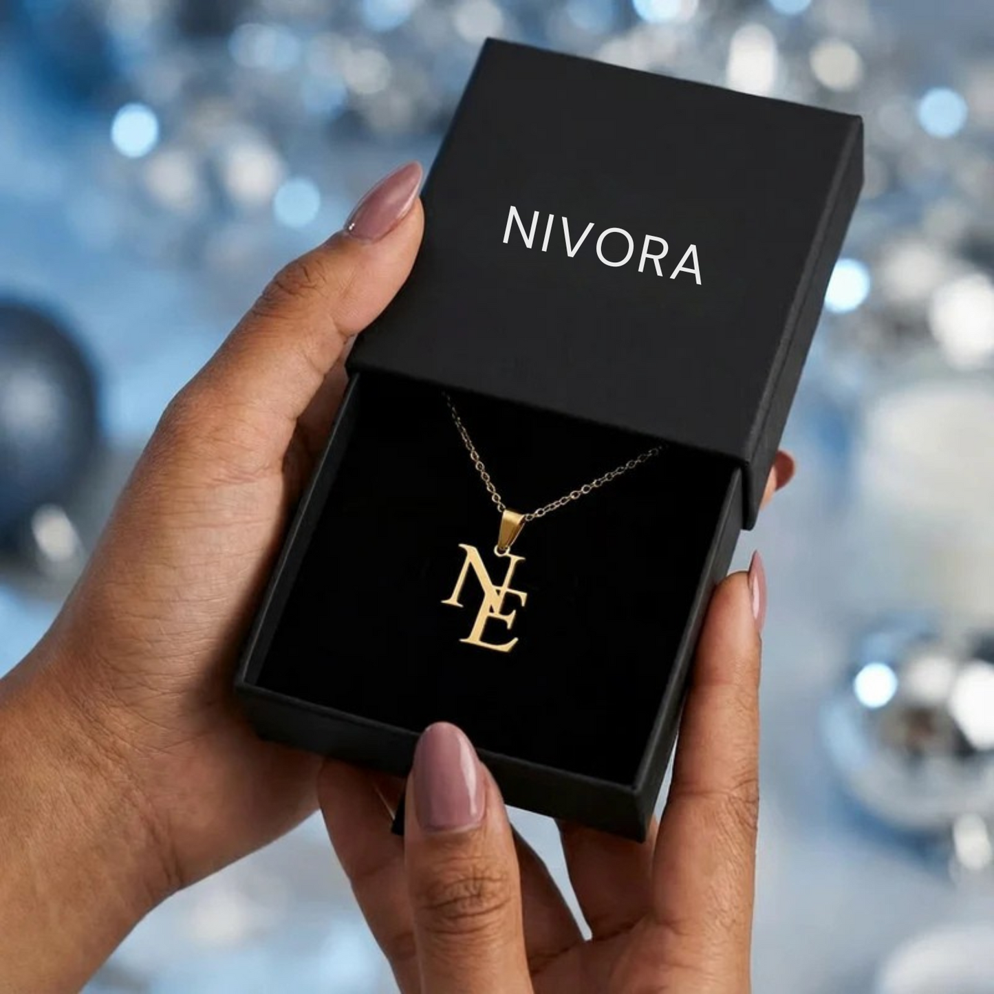 Linked Initials Necklace
