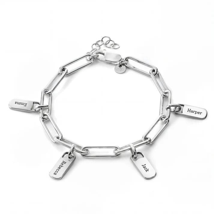 Custom Engraved Tag Bracelet