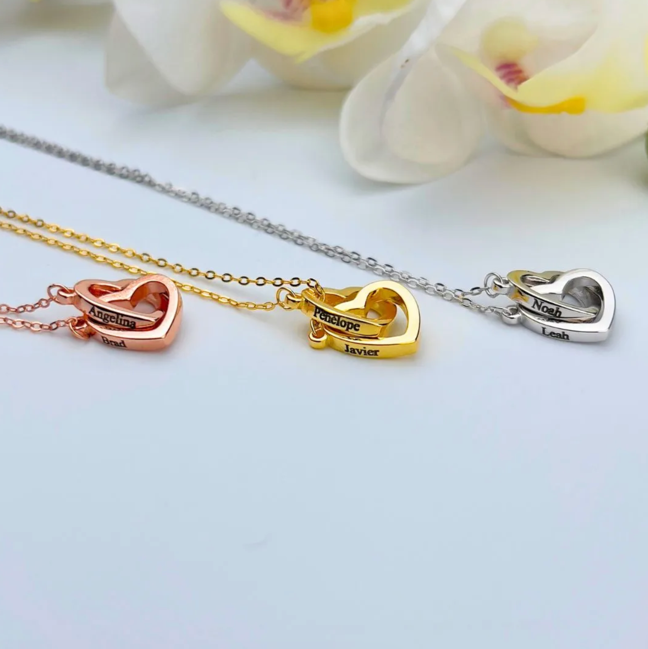 Eternal Rose Box with Engraved Necklace
