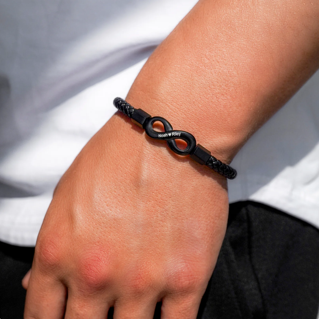 "To My Man" Engraved Bracelet