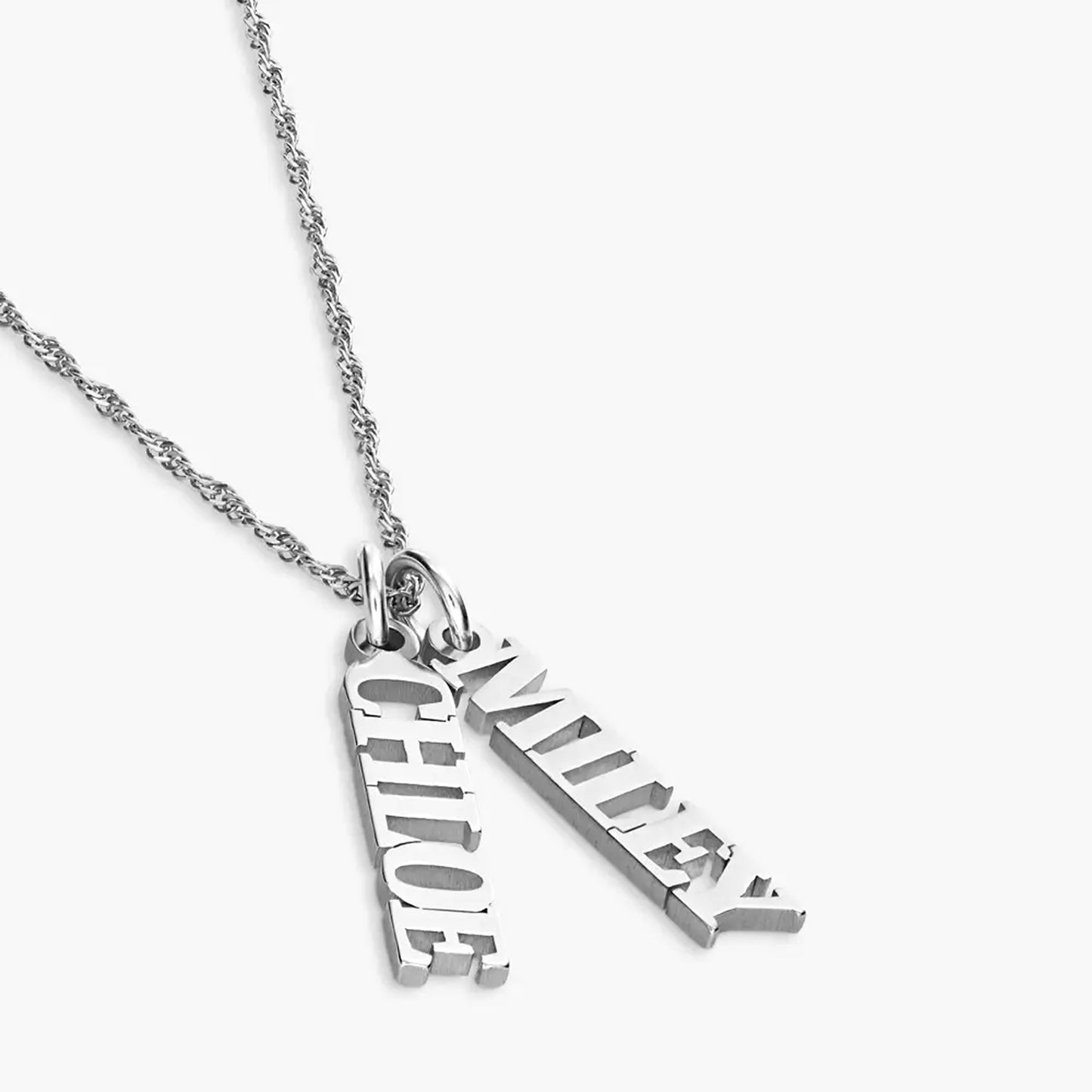 Vertical Name Necklace