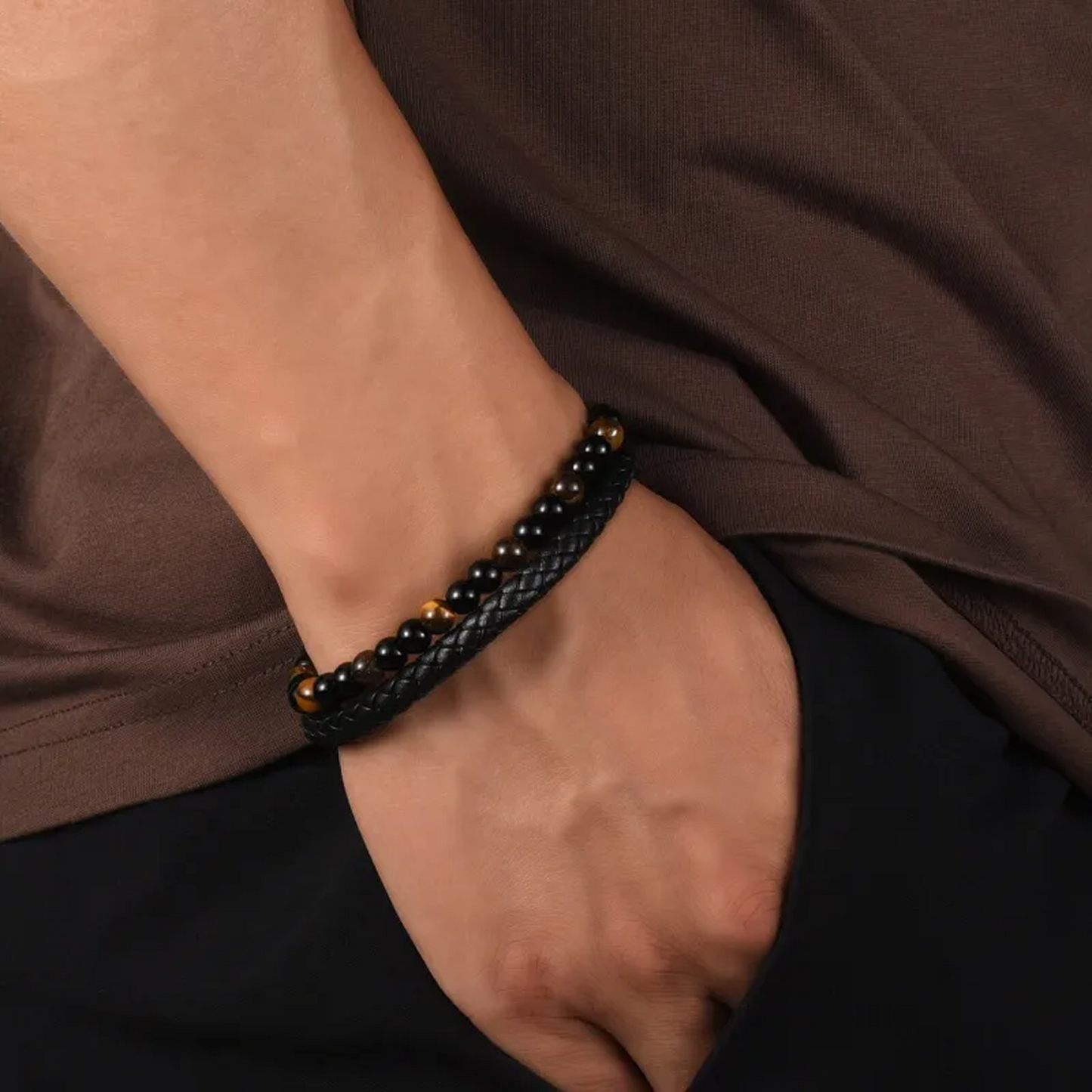 Son's Shield – Tiger Eye Bracelet