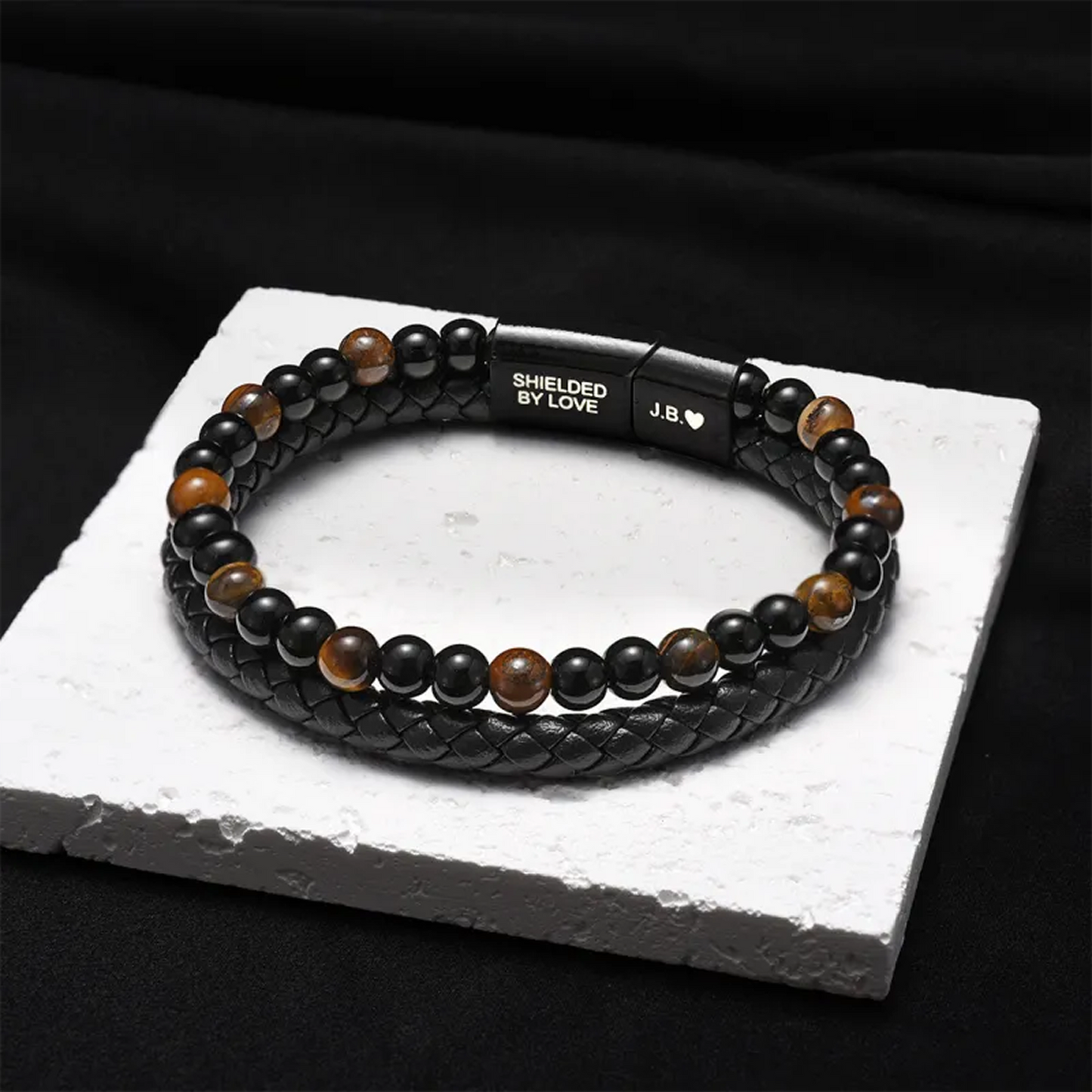 Son's Shield – Tiger Eye Bracelet