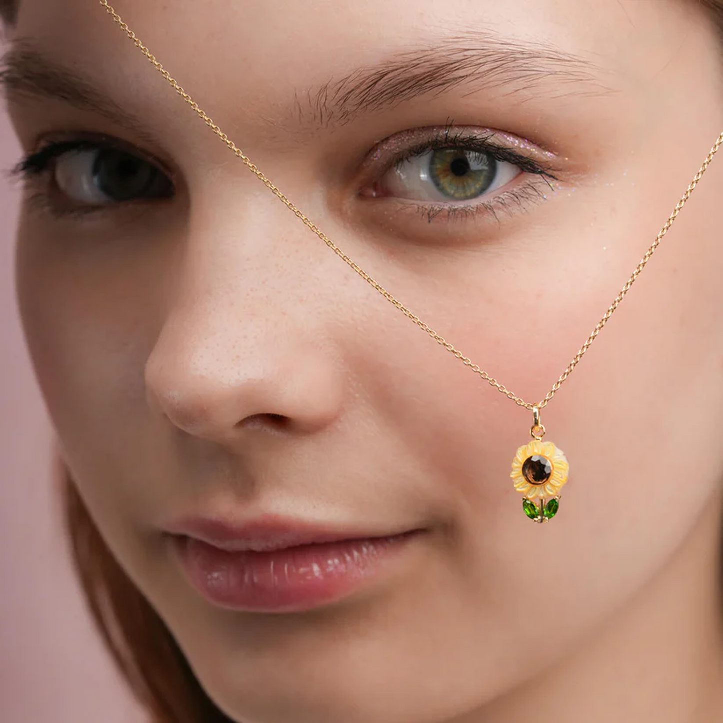 Blooming Sunflower Necklace