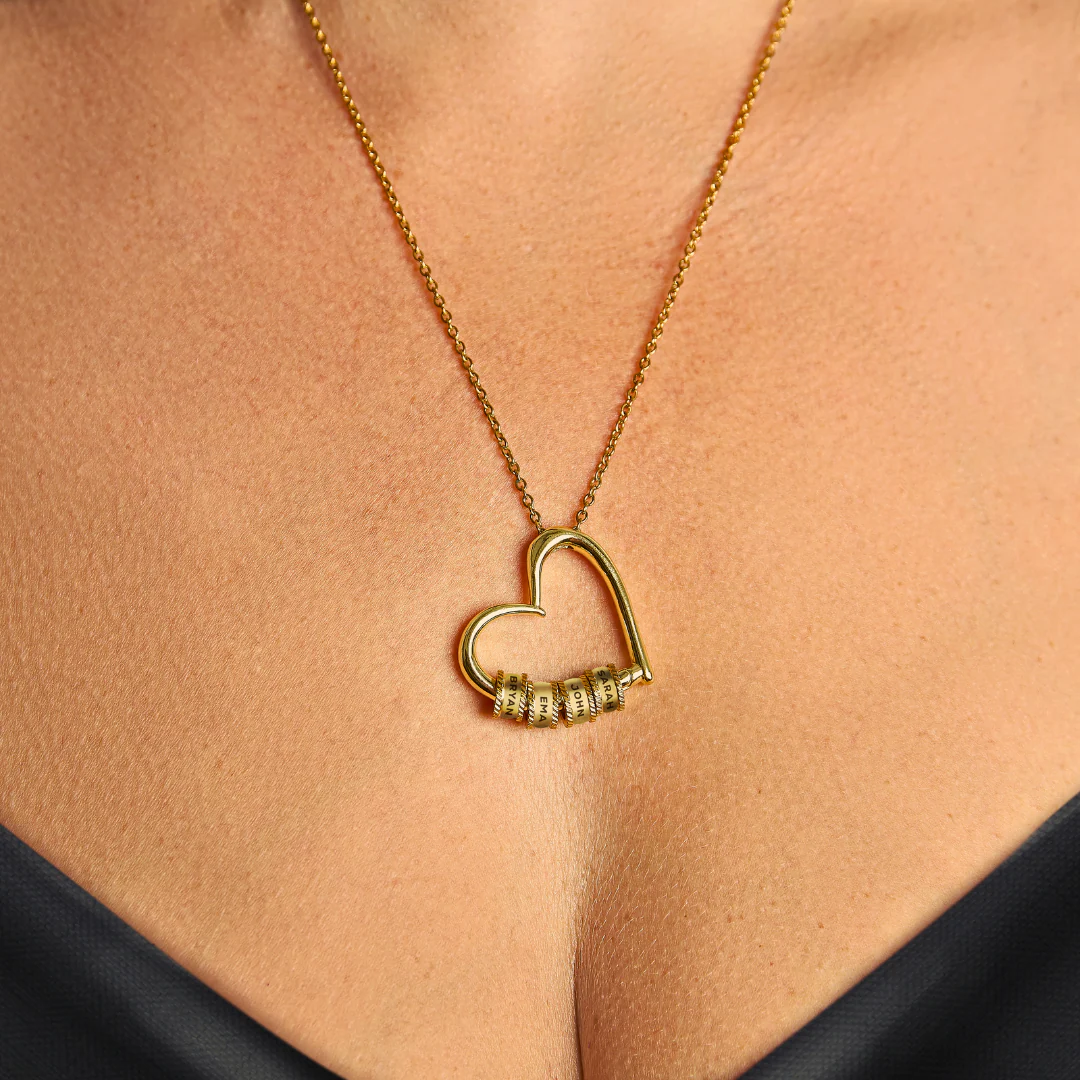 Heart of the Family Engraved Necklace